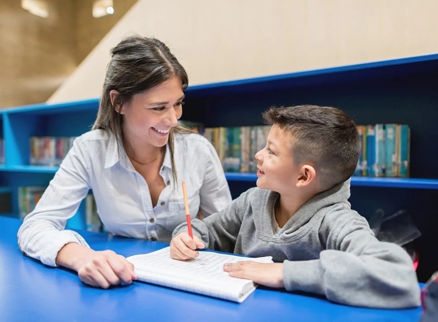 Teacher and student